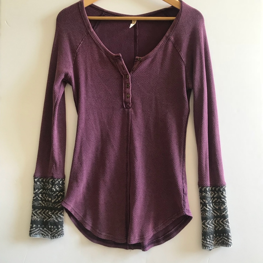 Free People || Thermal Style Top
